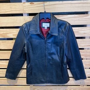Vintage Genuine Black Leather Jacket